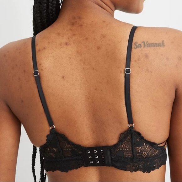 💚AERIE REBEL LACE TRIANGLE BRALETTE SIZE XS - Picture 9 of 9